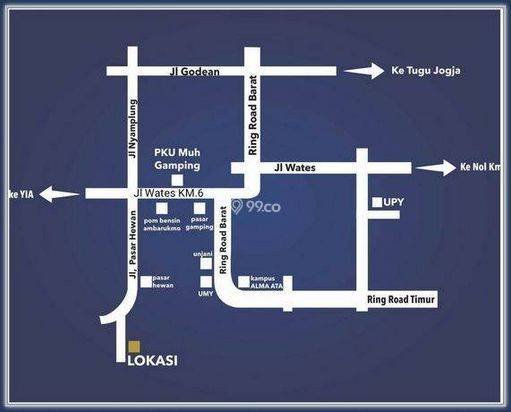 Rumah Mewah Dalam Cluster di Ambarketawang