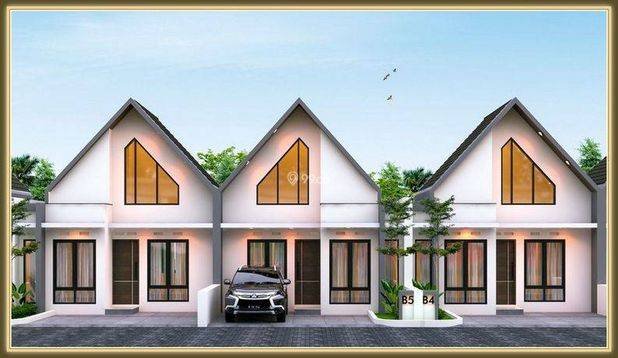Rumah Cantik Mezzanine Free di Sleman Dalam Cluster