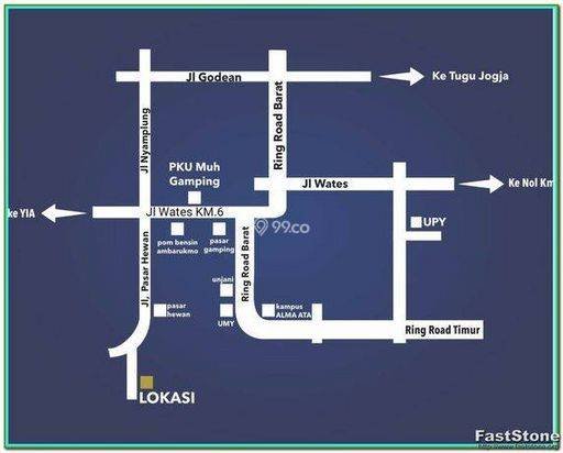 Dijual Rumah Dekat Jl. Wates Km 6 Sleman Gratis Biaya Ppjb