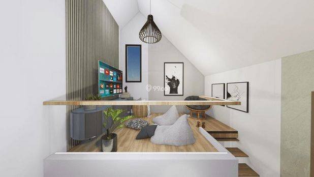 Rumah Modern Dengan Mezzanine Dekat Kampus Umy Scurity 24 Jam