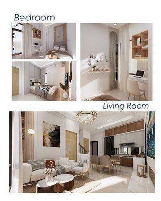 Rumah 2 Lantai Dalam Cluster Model Scandinavian di Sleman