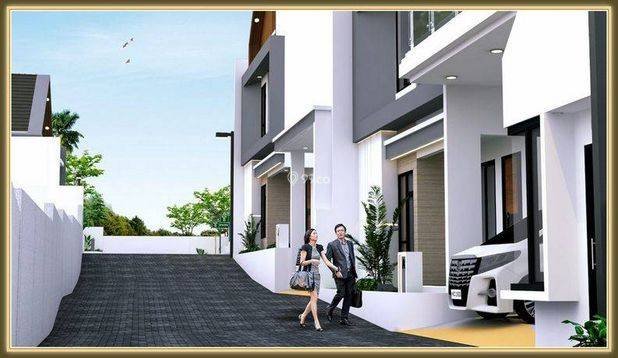 Rumah Cantik Mezzanine Free di Sleman Dalam Cluster