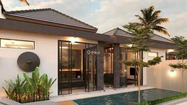 Cluster Villa Cantik View Sawah Private Pool Di Mengwi