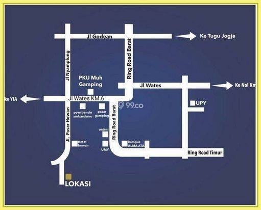 Rumah 2 Lantai Legalitas SHM di Sleman Scurity 24 Jam