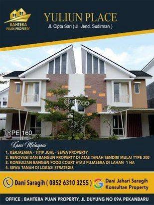 Rumah Baru Unfurnished SHM di Jl Soekarno Hatta, Pekanbaru