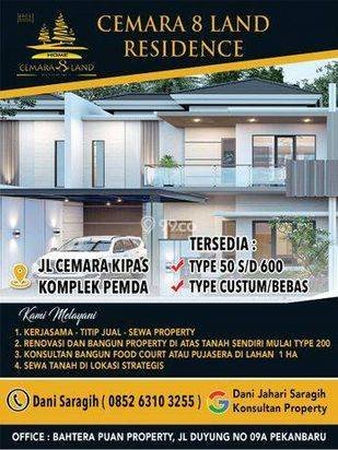 Rumah Cluster Di Dekat Lapangan Golf Simpang Tiga Area Bisnis Dan Kuliner