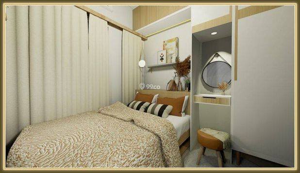 Rumah Cantik Mezzanine Free di Sleman Dalam Cluster