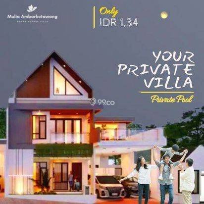 Rumah 2 Lantai Dalam Perumahan Include Private Pool
