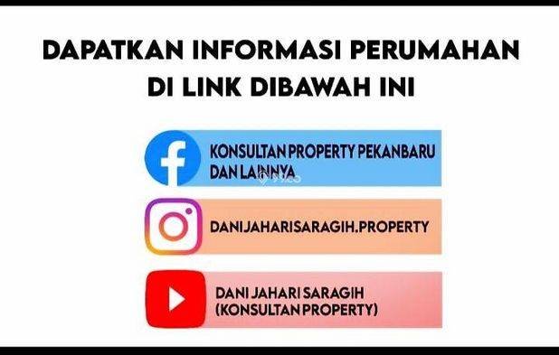 Rumah Baru Unfurnished SHM di Jl Soekarno Hatta, Pekanbaru