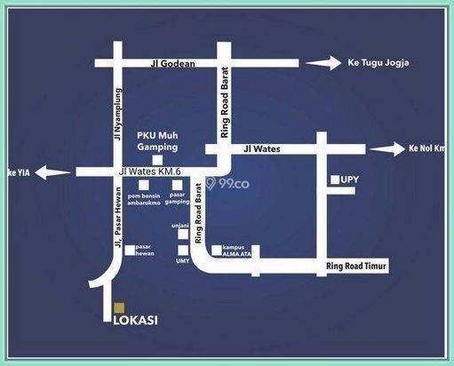 Rumah Murah Scurity 24 Jam Smarthome di Barat Kampus Umy