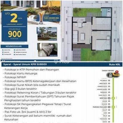 Cluster Subsidi Booking Fee 2 Juta Langsung Akad