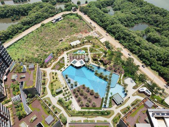 Apartemen Gold Coast Atlantic, 1 bedroom, Semi furnished