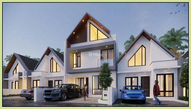 Rumah 2 Lantai di Gamping SHM Pbg Lengkap Cluster One Gate