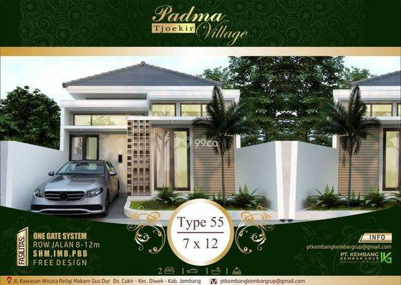 Rumah Baru Siap Huni dan Strategis di Kawasan Makam Gusdur Jom
