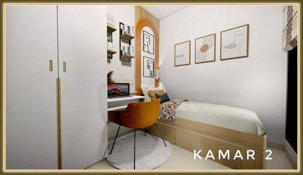 Rumah Cantik Mezzanine Free di Sleman Dalam Cluster