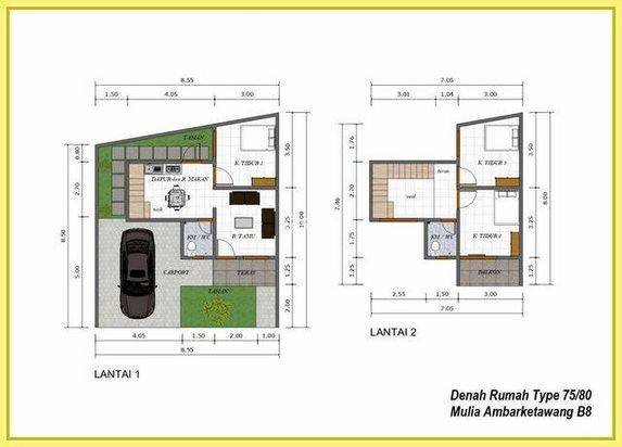 Rumah 2 Lantai Legalitas SHM di Sleman Scurity 24 Jam