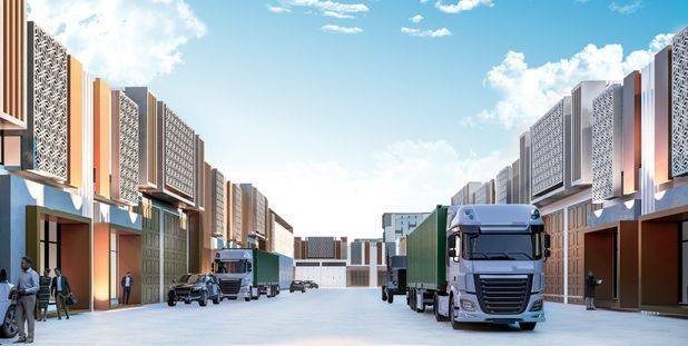 Gudang di Komplek Harmoni Logistic Center