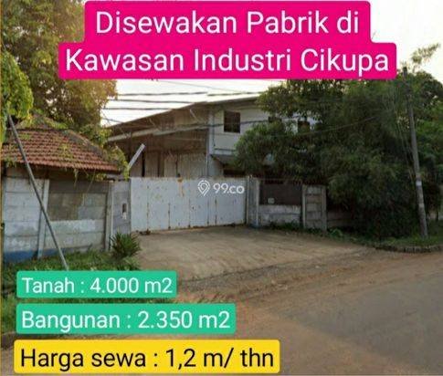 Pabrik Di Kawasan Industri Cikupa Kab Tangerang Banten