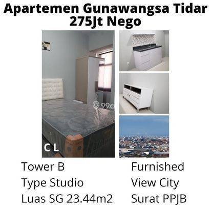 apartemen gunawangsa tidar surabaya barat murah siap huni