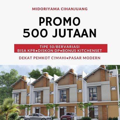 Rumah 2 Lantai Ala Jepang Bonus Kolam Renang Midoriyama Reside