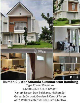 rumah amanda corner fully furnish