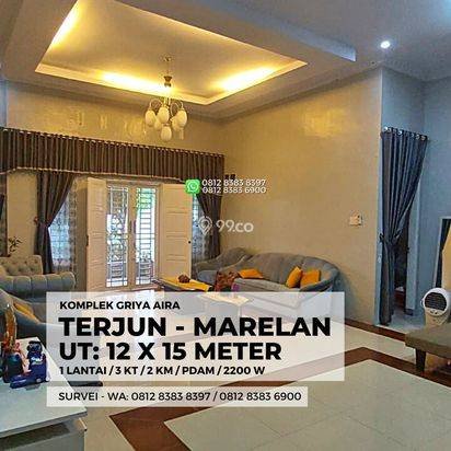 Rumah secondary tanah lebar 12 m - Griya Aira Terjun Marelan