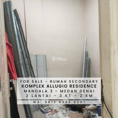RUMAH SECONDARY MURAH TERIMA CANTIK - KOMPLEK ALLUGIO RESIDENC