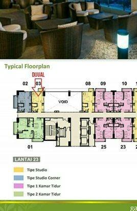 New studio lokasi biznis dan kampus @Casa de Parco BSD City