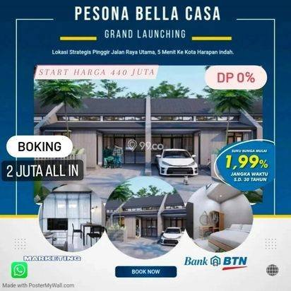 PESONA BELLA CASA_ RUMAH MODERN, MINIMALIS, MURAH DI BEKASI