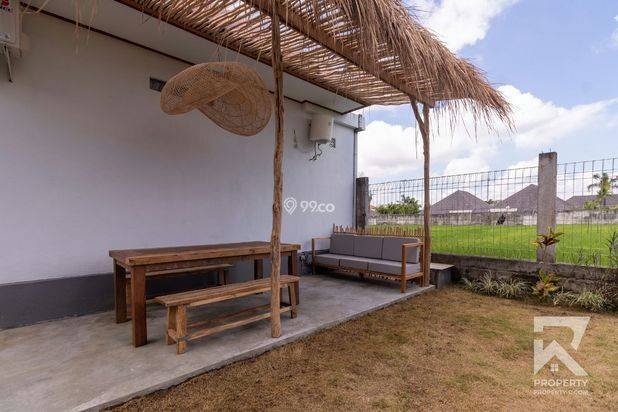 2 Bedroom Villa with Ricefield View for Rent in Umalas Bali