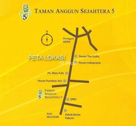 Rumah murah Tanpa DP Type 36/91 | Perum TAS 5 Sidoarjo