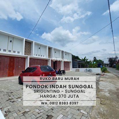 RUKO BARU MURAH HANYA 370 JUTA DI SRIGUNTING SUNGGAL MEDAN