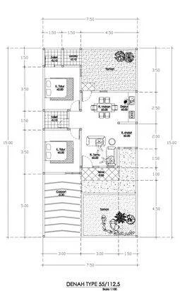 jual unit pesan bangun  type 55/112