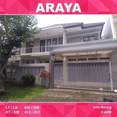 Rumah Mewah 2 Lantai Luas 450 di Araya Golf kota Malang _ 449B