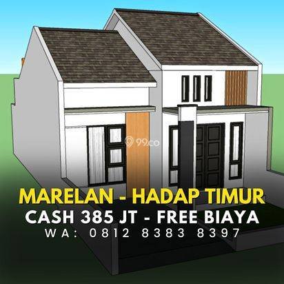 RUMAH CANTIK 300 JUTAAN DI MARELAN - RUMAH HADAP TIMUR