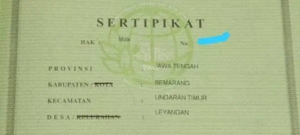 Tanah Kavling Luas Siap Bangun Dekiat EXIT TOL Ungaran