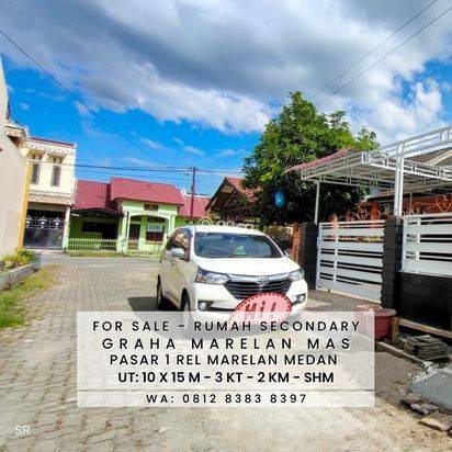 RUMAH LEBAR TANAH 10 METER - DALAM KOMPLEK GRAHA MARELAN MAS