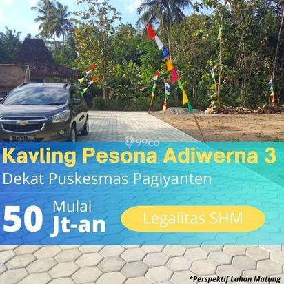 Kapling 50 Jt-an Dekat Pasar Kedungsukun