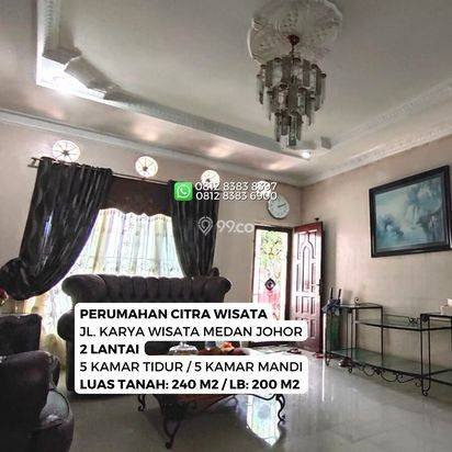 Rumah Murah 2 lantai di Komplek Citra Wisata Medan Johor Rumah Murah 2 lantai di Komplek Citra Wisata Medan Johor