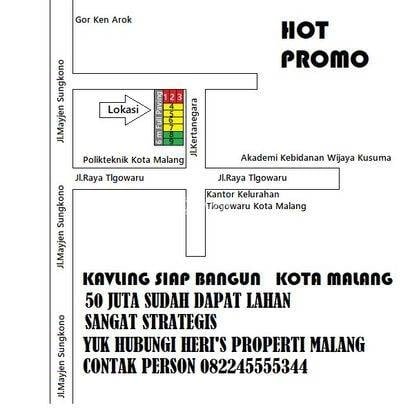 Jual Tanah Kavling Murah Meriah Kota Malang Jual Tanah Kavling Murah Meriah Kota Malang