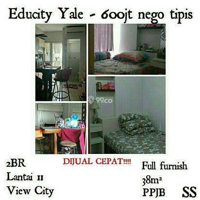 apartemen educity yale mulyorejo surabaya timur dijual cepat