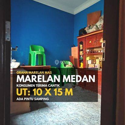 Rumah Tanah Lebar 10 meter Graha Marelan Mas Marelan Medan