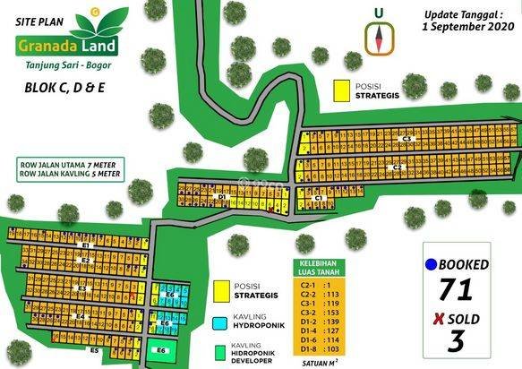 Tanah Kavling di Lokasi Wista "GRANADA LAND"