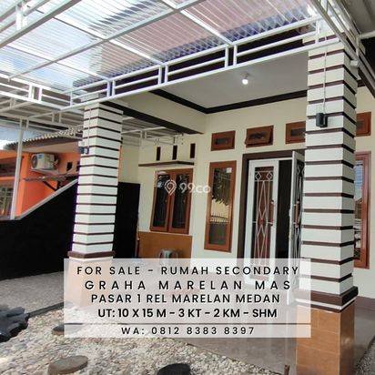 RUMAH LEBAR TANAH 10 METER - DALAM KOMPLEK GRAHA MARELAN MAS
