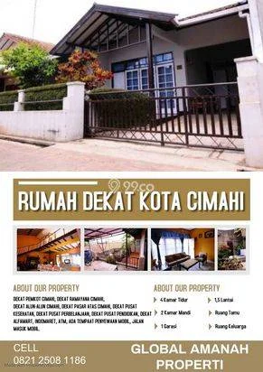 RUMAH SIAP HUNI CIMAHI,DEKAT JALAN UTAMA,HDP BARAT