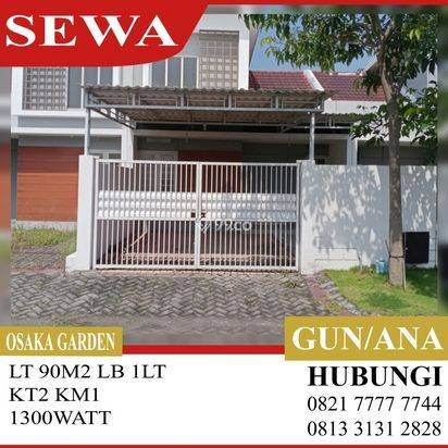 DISEWAKAN RUMAH LOKASI SIDOARJO