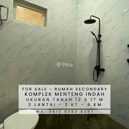 RUMAH MEWAH MURAH KOMPLEK MENTENG INDAH MEDAN DENAI - 3 LANTAI