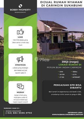 Dijual Rumah Nyaman Sejuk di Caringin Sukabumi