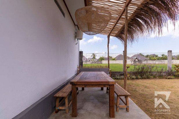 2 Bedroom Villa with Ricefield View for Rent in Umalas Bali