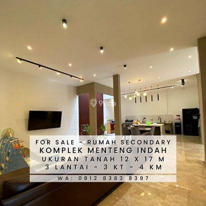RUMAH MEWAH MURAH KOMPLEK MENTENG INDAH MEDAN DENAI - 3 LANTAI